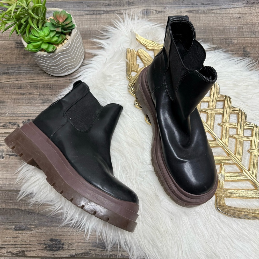 Urban Outfitters Black Platform Boots